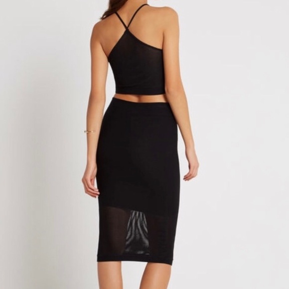 BCBGeneration Black Pencil Skirt/Racer Tank Set - Picture 2 of 6